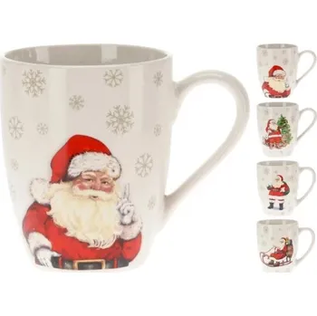 Hrnek 340 ml mix 4 motivu porcelán