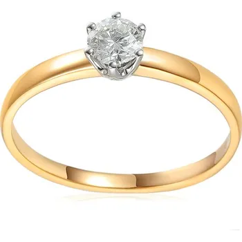 Prsten Briliantový zásnubní prsten Stera IZBR1222 + dárkové balení LUXUS zdarma