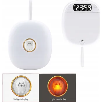 Budík Vibrační budík s podložkou pod polštář pro velké spáče