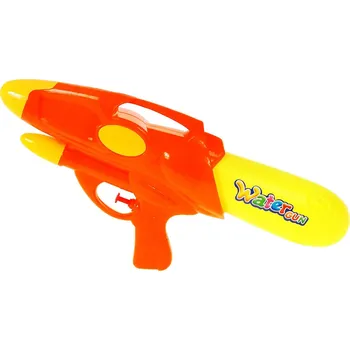 Pistole vodní stříkací 35cm se zásobníkem na vodu plastová 3 barvy