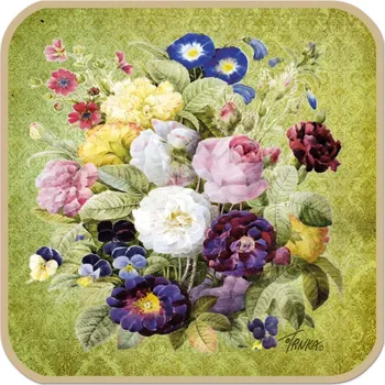 Chňapka Bavlněná podložka pod hrnec - Luční kytice