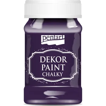 Speciální výtvarná barva Dekor paint chalky křídová barva, fialová bishop - 230 ml