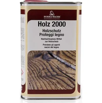 Olej na dřevo HOLZ 2000 Konzervační prostředek pro ochranu dřeva 1l Borma Wachs