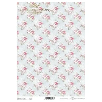 Umělecký papír Rýžový papír A4 - R0626 - květiny a rostliny