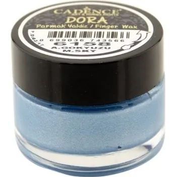 Speciální výtvarná barva Patinovací metalický vosk, 20 ml Cadence Dora - modrý, mediterranin sky