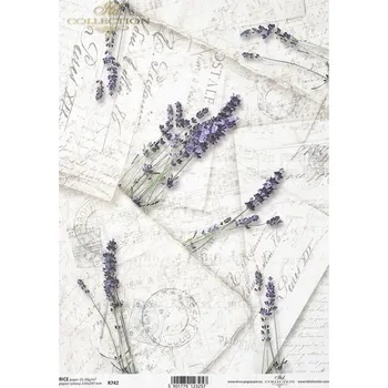 Umělecký papír Rýžový papír A4 - květiny a rostliny (R0742)