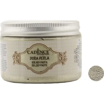Speciální výtvarná barva Reliefní pasty Dora Perla, 150 ml - platinová