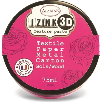 Speciální výtvarná barva 3D pasta Aladine, 75ml - rose, zářivě růžová