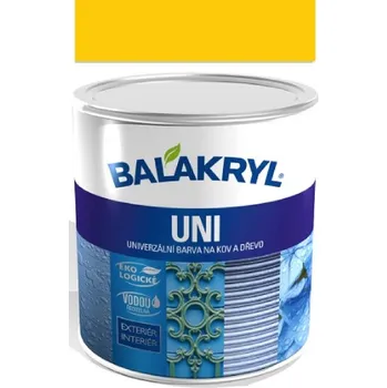 univerzální barva BALAKRYL Uni mat 0,7 kg - žlutý