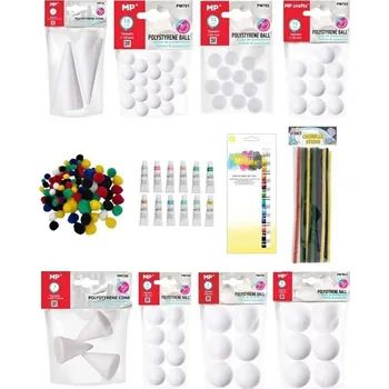 kreativní sada Davona Sada pro třídu na tvoření s polystyrenem a barvami