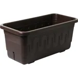Truhlík samozavlažovací 40 cm hnědý Fantazie