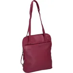 ESTELLE Dámský kožený kabelkobatůžek 2v1 Ivy tmavě červený