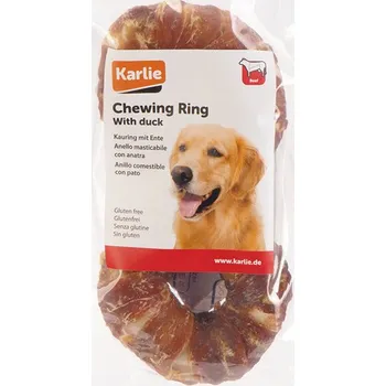 Karlie žvýkací kroužek s kachnou - 2 x Ø 7,5 cm