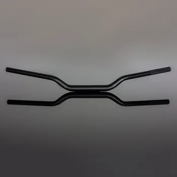 Řídítka RENTHAL ŘÍDÍTKA 1,1/8 PALCE (28,6 MM) STREET FATBAR ULTRA LOW (TOURING) BARVA ČERNÁ