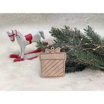 omalovánky Dřevěná vánoční omalovánka Dárek - D-decor