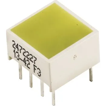 Dioda LED displej Světelná lišta barva LED diody Žlutá 15 mcd Kingbright 588 nm