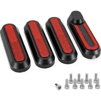 Motorová koloběžka Odrazka červená Xiaomi sada 4 ks (Náhradní díly na koloběžku)