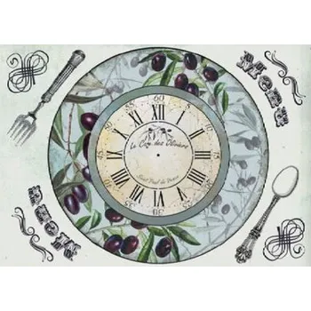 Umělecký papír Rýžový papír A4 - 298 - Hodiny - Cadence