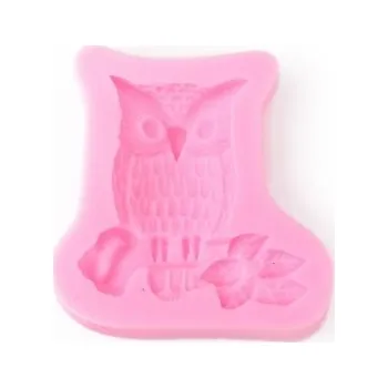 SILIKONOVÁ FORMA, Sovička - 56 x 65 x 11 mm