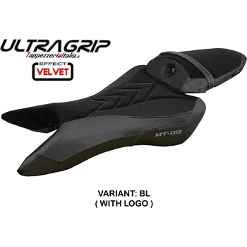 Moto sedlo TPZ Italia potah sedla Yamaha MT-09 (24-25) Mus velvet ultragrip model potah sedla: s logem BL (black)