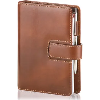 Diář Diář ADK Pelle6 A6 / týdenní - hnědá