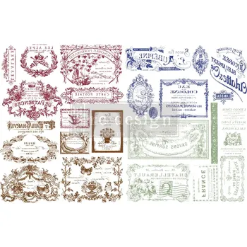 Transfer na nábytek ReDesign with Prima - H2O Transfer A4 - Just labels