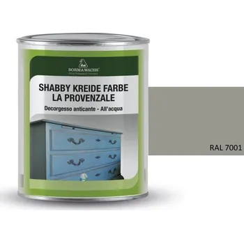 Olej na dřevo Křídové barvy BORMA SHABBY PROVENCE – barevná, RAL7001 - 750 ml