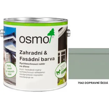 Olej na dřevo OSMO - zahradní a fasádní barva 0,75l, 7542 dopravní šedá