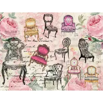 Umělecký papír Rýžový papír A4 - 422 Cadence - Křesla