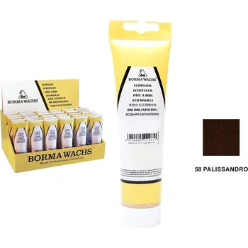 Tmel Borma wachs ecostucco tmel na dřevo v tubě, 250 gr., 58 palisandr