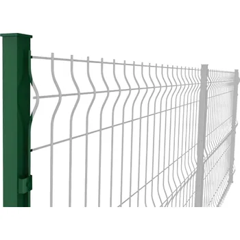 Dílenský regál Sloupek pro 3D panely, výška 2.3 m, profil 5 x 5 cm, vč. 4 úchytů