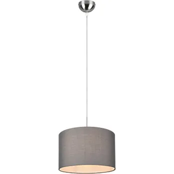 Trio 303300111 závěsné stropní svítidlo Hotel 1x60W | E27 - nastavitelná výška, matný nikl, šedá + K nákupu nad 3000 Kč dárek zdarma