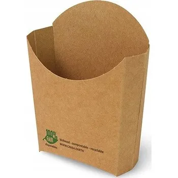 Jednorázové nádobí Krabička na malé hranolky, 80 ks