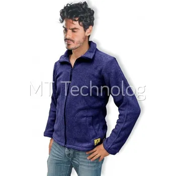 Pánská mikina ESD fleecová mikina, unisex, námořnická modrá, velikost XS - 100104002646