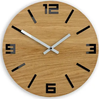 Hodiny Nástěnné hodiny ModernClock béžové 33,5 cm