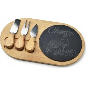 Kuchyňské prkénko MODERNÍ KUCHYNĚ Servírovací prkénko s noži 30x18 v 1 cm