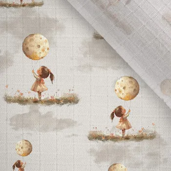 Plenkový bambusový mušelín Takoy dívka drží měsíc