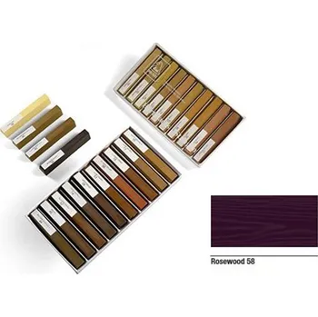 Olej na dřevo Borma wachs HARTWACHS retušovací tyčinka z tvrdého tavitelného vosku 20 gr., 58 rosewood