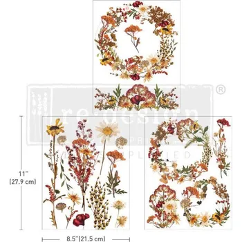 Transfer na nábytek ReDesign with Prima - Dried Wildflowers