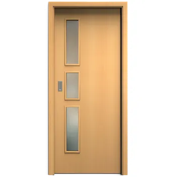 Interiérové dveře SAPELI ELEGANT KOMFORT M33 - DÝHA - POSUVNÉ DVEŘE VČ. ZÁRUBNĚ - Buk Průchozí šířka (cm): 80, Průchozí výška (cm): 197, Typ skla: Satináto bílé