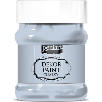 Speciální výtvarná barva Dekor paint chalky křídová barva, ledová modrá - 230 ml