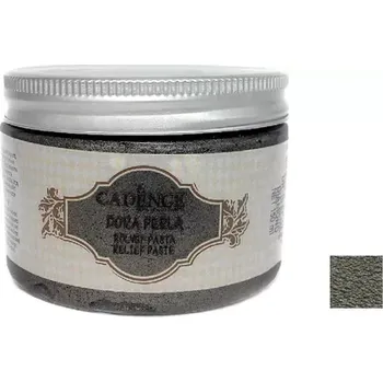 Speciální výtvarná barva Reliefní pasty Dora Perla, 150 ml - antracit