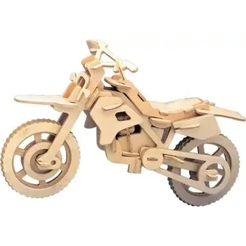 ostatní stavebnice Woodcraft Dřevěné 3D puzzle Motorka terénní