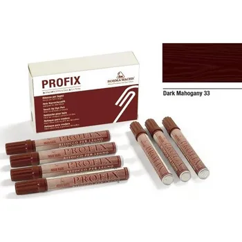 Olej na dřevo Borma wachs HOLZ PROFIX 1ks - retušovací fix, 33 tmavý mahagon