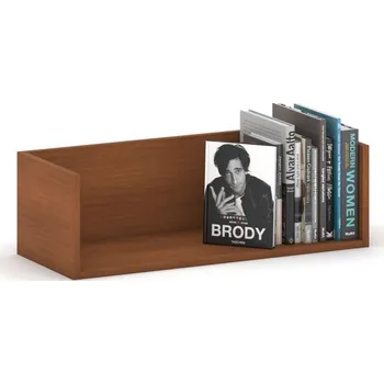 police Police na zeď PRIMO s bočnicemi, 800 x 310 x 250 mm, třešeň