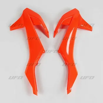UFO KRYTY CHLADIČE KTM SX/SXF '16-'18 (KROMĚ SX 250 '16), EXC/EXCF TPI '17-'19, 16-18, EXC/EXC-F 17-19 FLUO ORANGE