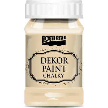 Speciální výtvarná barva Dekor paint chalky křídová barva, skořápkově bílá - 230 ml
