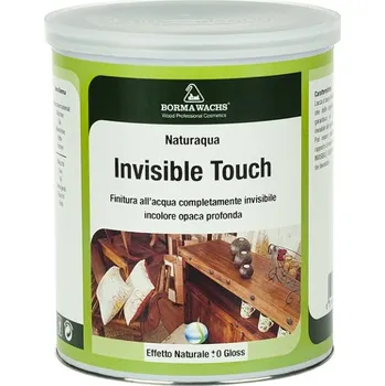 Olej na dřevo Ochranný nátěr na dřevo - Invisible Touch Borma Wachs (nežloutne, nechává dřevo bez zabarvení) - 1l