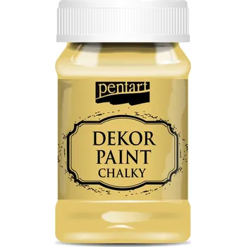 Vodová barva Dekor paint chalky křídová barva, mandarinková - 500 ml