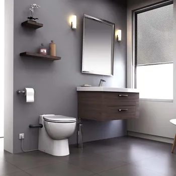 Klozet Kompaktní WC mísa s čerpadlem SANICOMPACT Pro ECO Silence